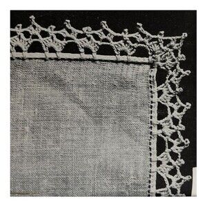 Vintage 1948 Handkerchief Edgings Tatting Crochet Pattern 6112 Irish Lace Doily